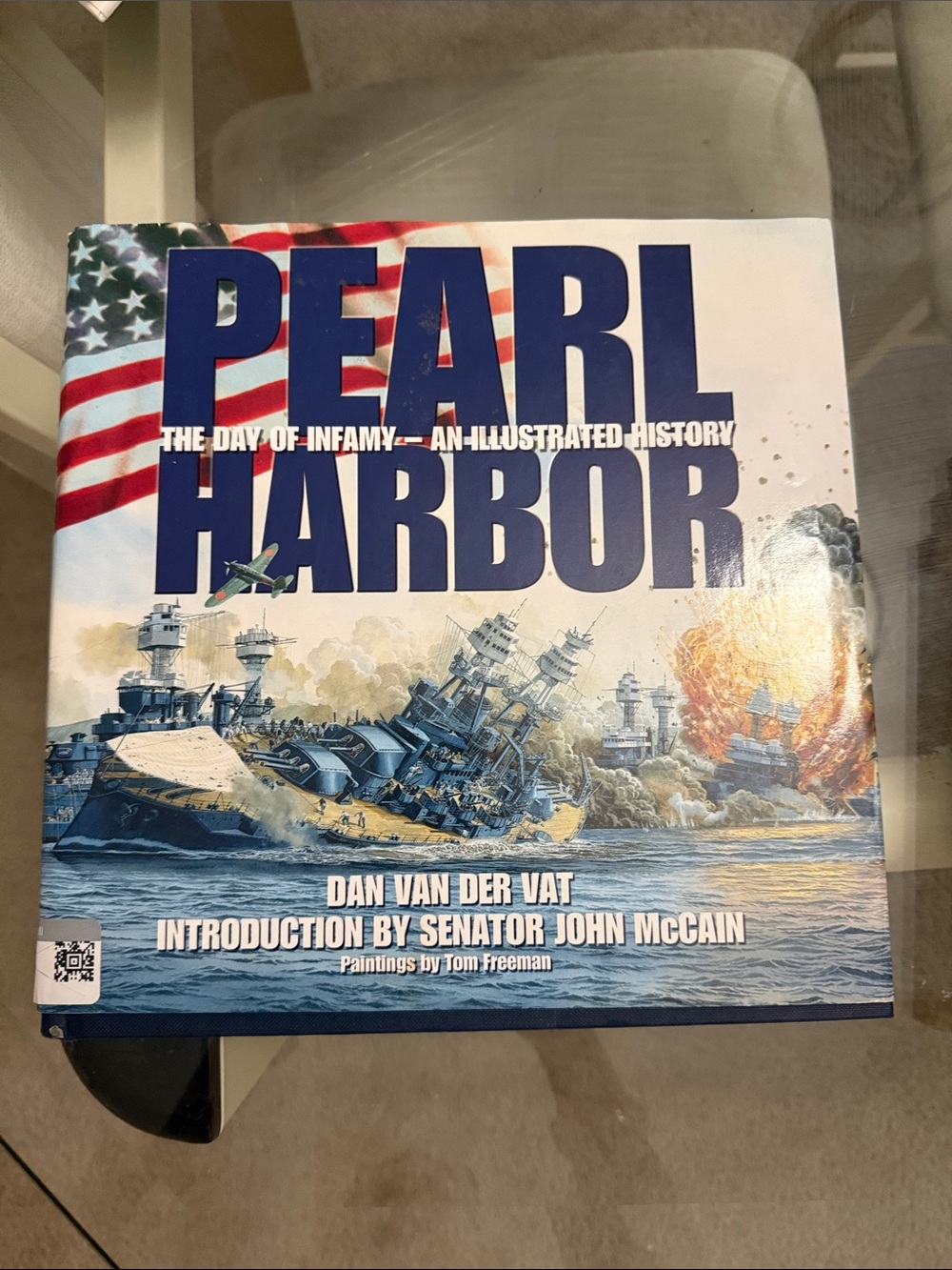 Pearl Harbor Illustrated History Book - Blue Cover